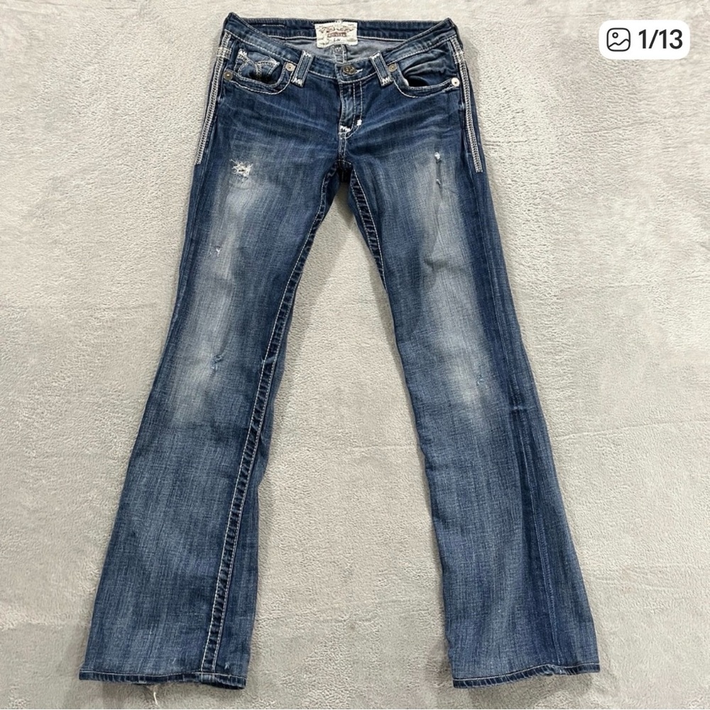 Big Star Women's Boot Cut Jeans in Dark Blue